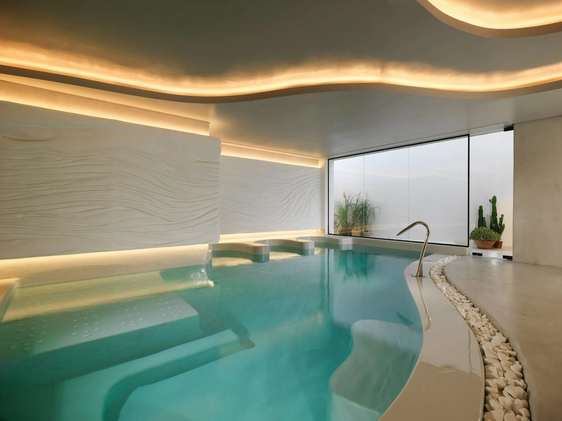 Mykonos Riviera Hotel & Spa thalossotherapy pool
